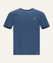 PMTSER01 PATCH TEE-TRUE BLUE