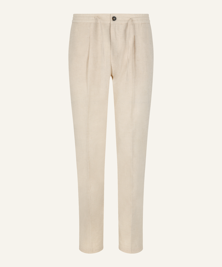 SEASIDE TROUSSERS LINEN-BEIGE