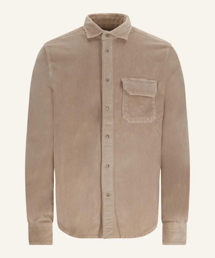 AD89 CORD SHIRT-BEIGE