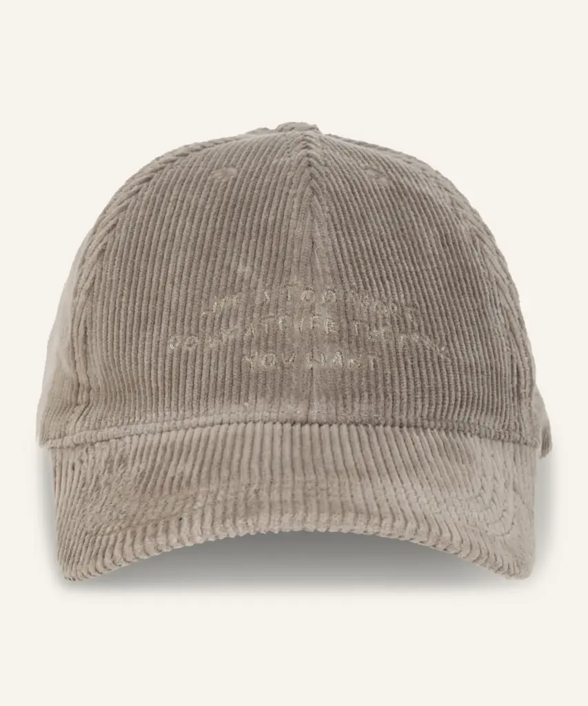 AD402 CORD CAPS-ASH GREY