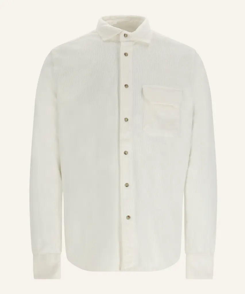 AD89 CORD SHIRT-OFF WHITE