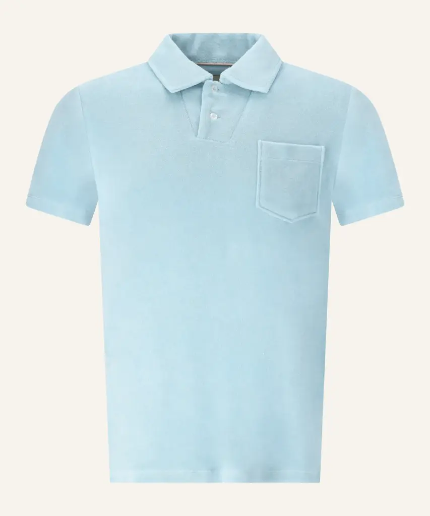 TERRY POLO-TURQUOISE 