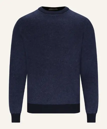 JAQUARD CREW-410 NAVY