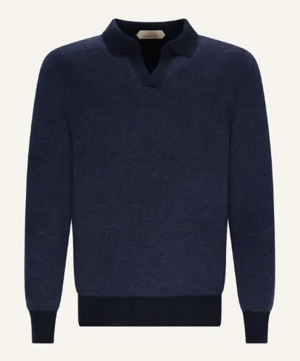 JAQUARD POLO-410 NAVY