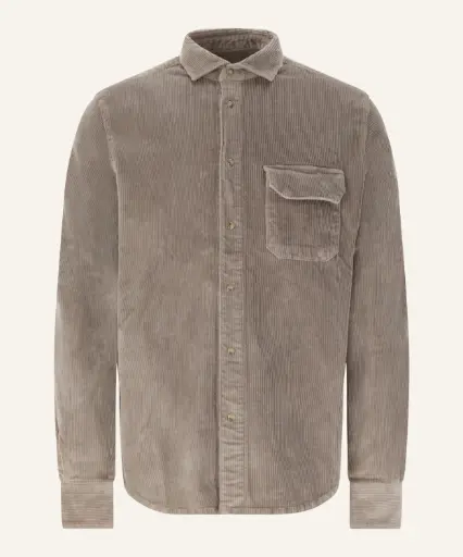 AD89 CORD SHIRT-ASH GREY