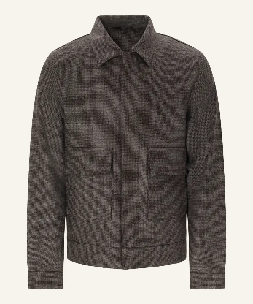 AD178 LP BLOUSON-BROWN