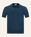 BUTTONLESS POLO TRIM-PETROL